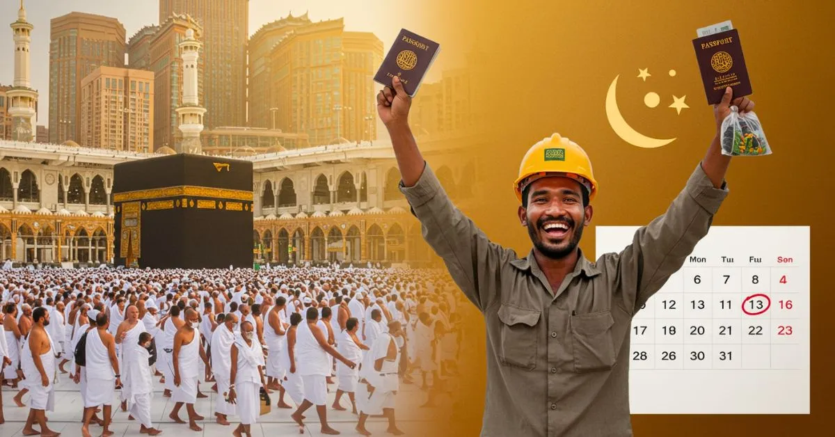 Saudi में प्रवासी कामगारों को हज पर चार दिन की छुट्टी
