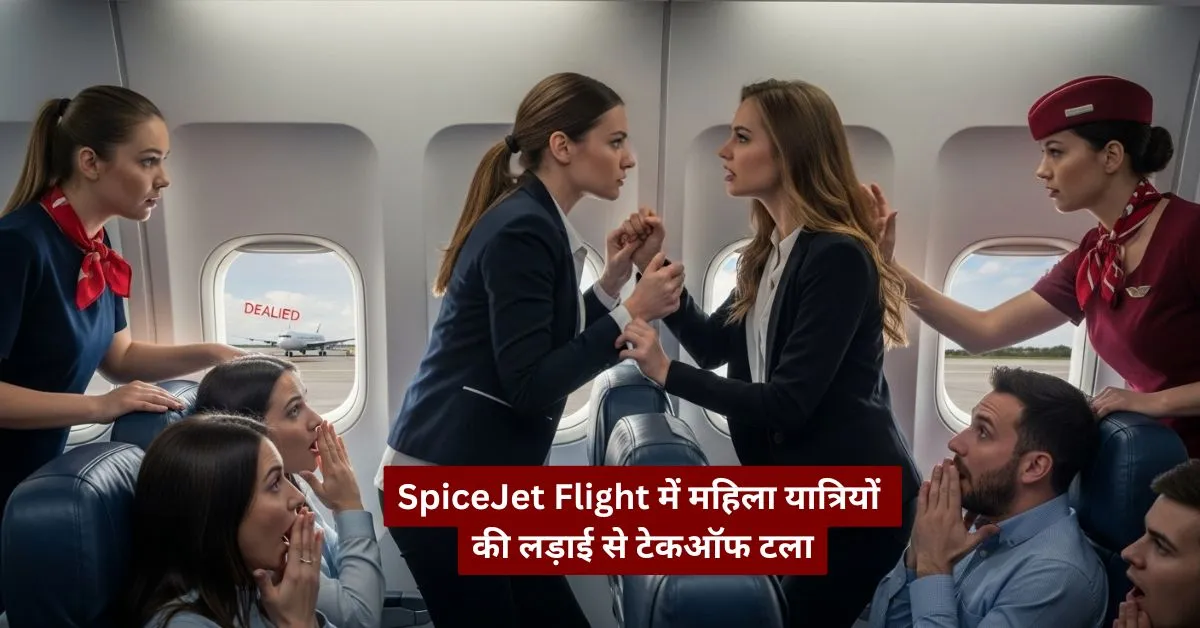 SpiceJet Flight SG9282 Delhi to Mumbai: महिला यात्रियों की लड़ाई से टेकऑफ टला