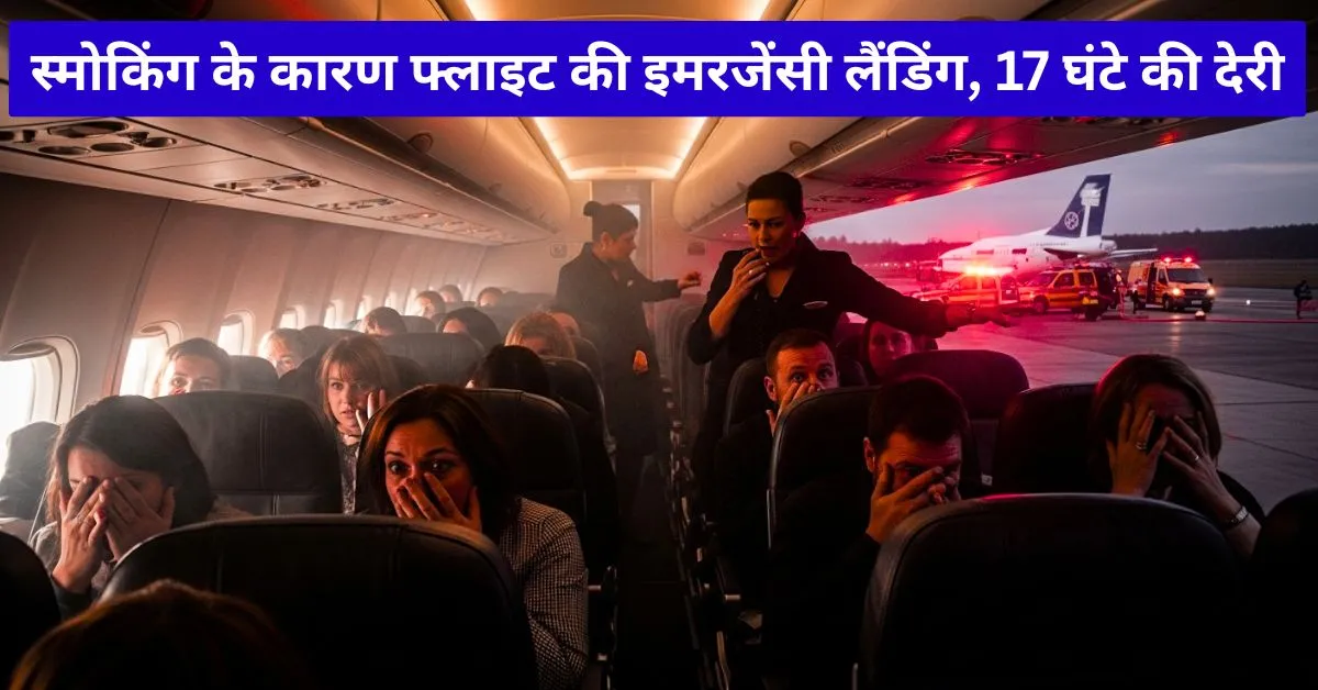 TI Airways Flight BY49: स्मोकिंग के कारण फ्लाइट की इमरजेंसी लैंडिंग, 17 घंटे की देरी