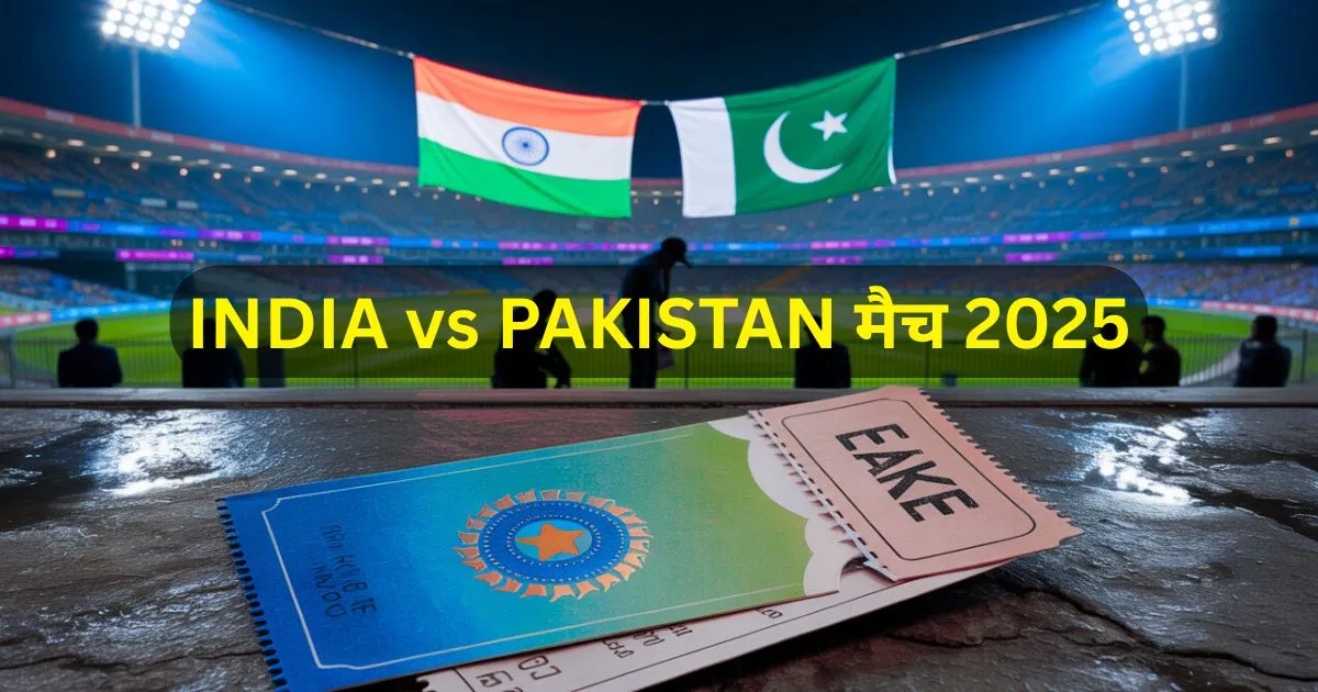 INDIA vs PAKISTAN मैच 2025: फर्जी टिकट पर बैन, ACC ने फैंस को दी चेतावनी