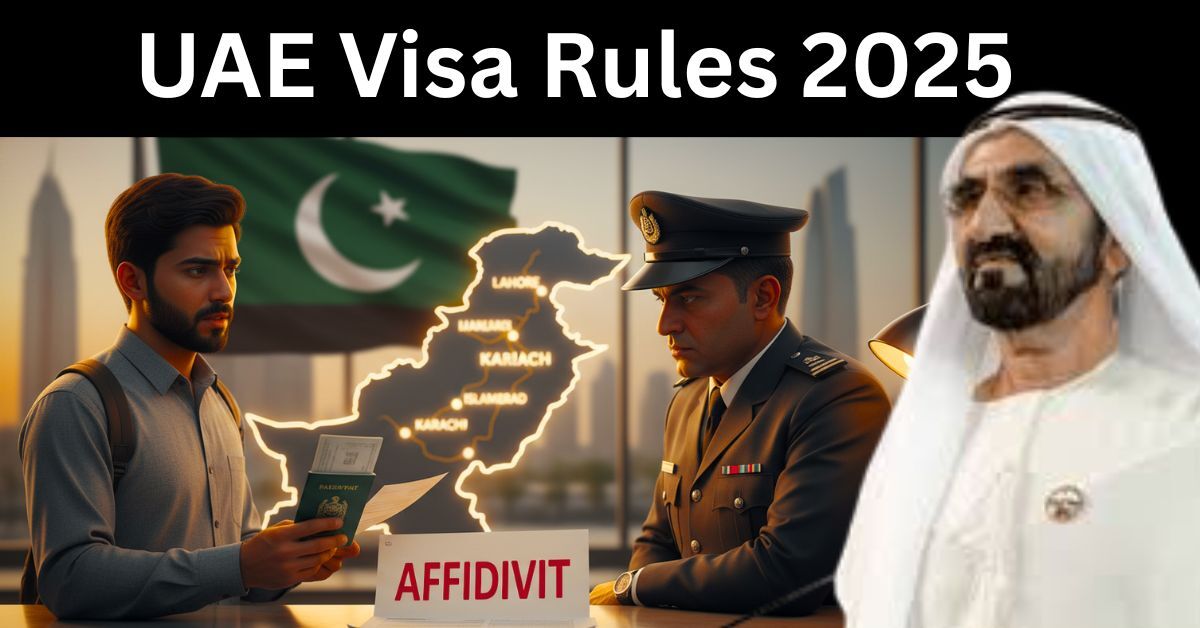 UAE Visa Rules 2025: पाकिस्तान के कुछ शहरों के लिए नया एफिडेविट जरूरी